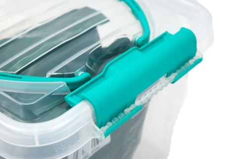 Pojemnik plastikowy 7,0L PROSTOKĄT MULTI BOX z pokrywką i uchwytem Pojemnik plastikowy 7,0L PROSTOKĄT MULTI BOX z pokrywką i uchwytem
