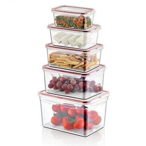 Pojemnik plastikowy prostokątny SAVER BOX 400ml - z przegródkami Pojemnik plastikowy prostokątny SAVER BOX 400ml - z przegródkami