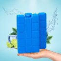 Wkład mrożący 2 x 400 ml Kamai Coolbox do lodówek turystycznych, kolor niebieski