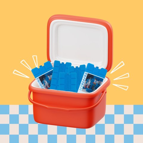 Wkład mrożący 2 x 400 ml Kamai Coolbox do lodówek turystycznych, kolor niebieski Wkład mrożący 2 x 400 ml Kamai Coolbox do lodówek turystycznych, kolor niebieski
