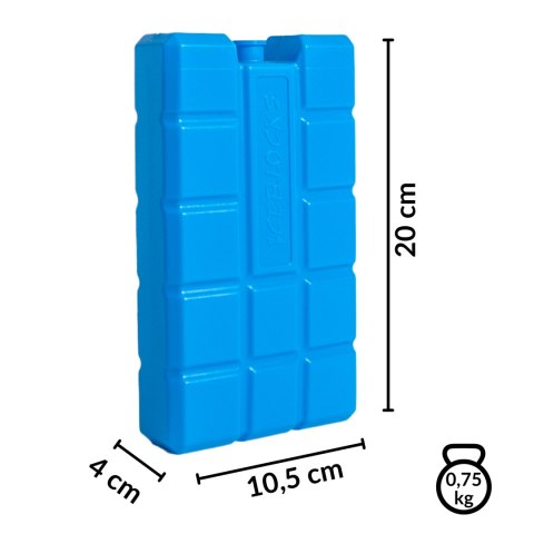 Wkład mrożący do lodówek turystycznych 2x750ml KAMAI Wkład mrożący do lodówek turystycznych 2x750ml KAMAI