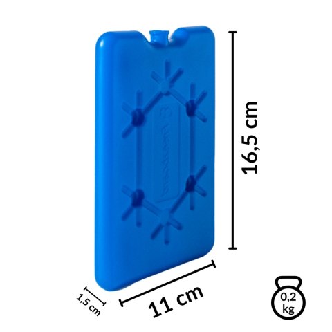 Wkład mrożący do lodówek turystycznych PŁASKI 200ml KAMAI Wkład mrożący do lodówek turystycznych PŁASKI 200ml KAMAI