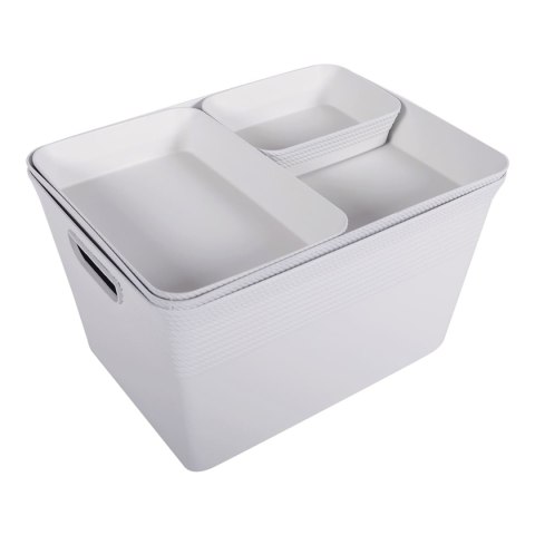 Pojemnik dekoracyjny 4|4L organizer RANGETTE BIAŁY Pojemnik dekoracyjny 4|4L organizer RANGETTE BIAŁY