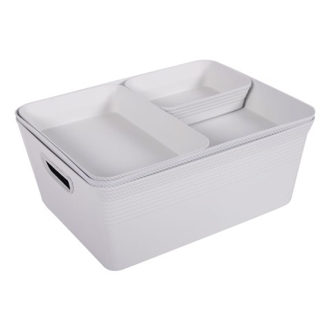 Pojemnik dekoracyjny 4|4L organizer RANGETTE BIAŁY Pojemnik dekoracyjny 4|4L organizer RANGETTE BIAŁY