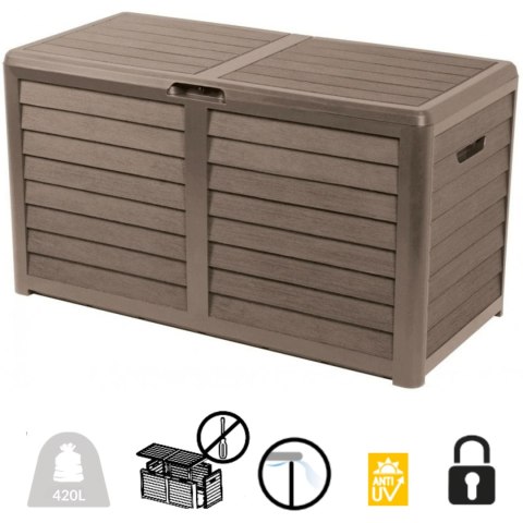 Skrzynia ogrodowa 420L TAUPE Skrzynia ogrodowa 420L TAUPE