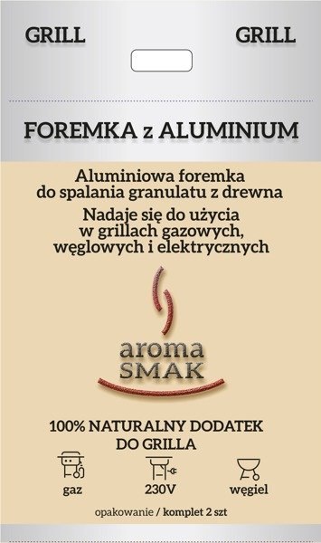 FOREMKI ALUMINIOWE AROMA SMAK FOREMKI ALUMINIOWE AROMA SMAK