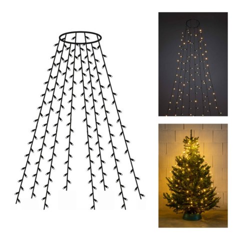 Kurtyna świetlna 300 lampek LED na choinkę Kurtyna świetlna 300 lampek LED na choinkę