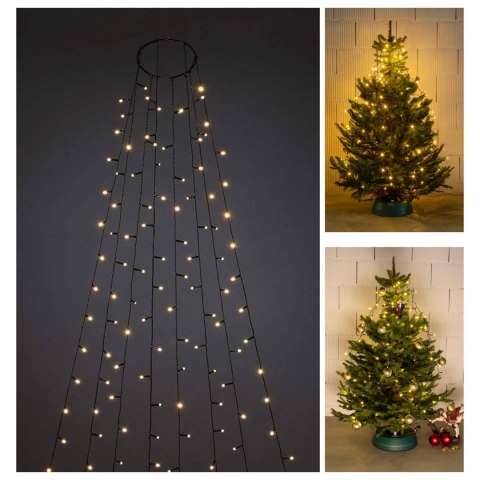 Kurtyna świetlna 480 lampek LED na choinkę Kurtyna świetlna 480 lampek LED na choinkę