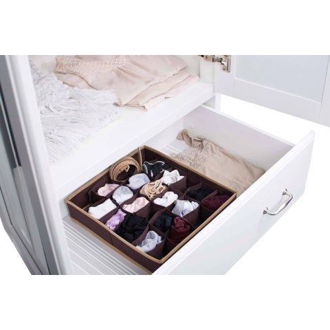 Organizer do szuflady 34x31x8cm BRĄZ Organizer do szuflady 34x31x8cm BRĄZ