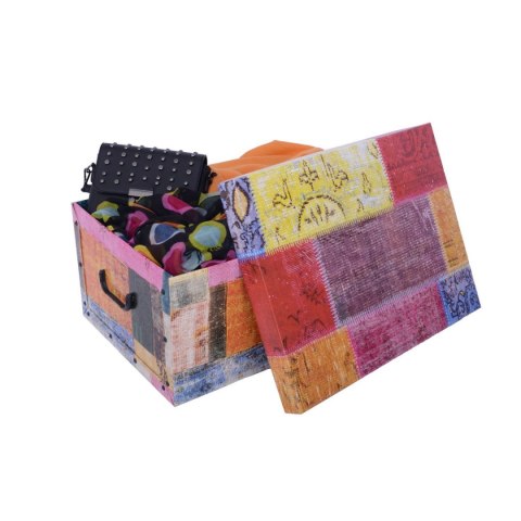 Pudełko kartonowe MAXI PATCHWORK VINTAGE Pudełko kartonowe MAXI PATCHWORK VINTAGE