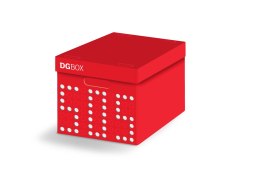 Pudełko kartonowe personalizowane DGBOX CZERWONE