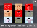 Pudełko kartonowe personalizowane DGBOX CZERWONE