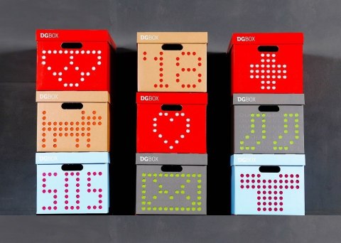Pudełko kartonowe personalizowane DGBOX CZERWONE Pudełko kartonowe personalizowane DGBOX CZERWONE
