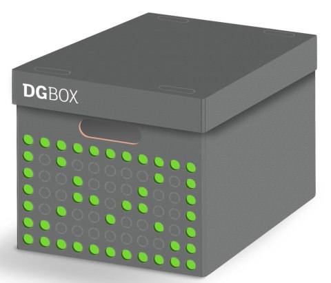 Pudełko kartonowe personalizowane DGBOX SZARE Pudełko kartonowe personalizowane DGBOX SZARE