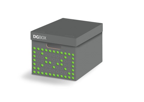 Pudełko kartonowe personalizowane DGBOX SZARE Pudełko kartonowe personalizowane DGBOX SZARE