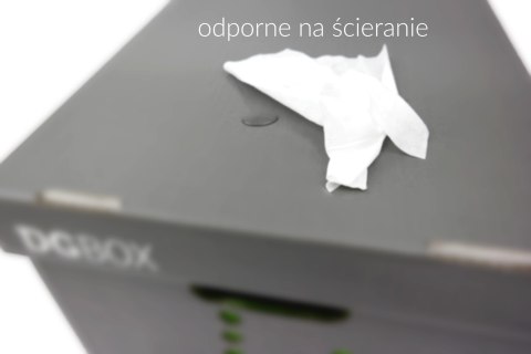 Pudełko kartonowe personalizowane DGBOX SZARE Pudełko kartonowe personalizowane DGBOX SZARE
