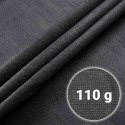 Siatka cieniująca 1,2x25m 110g/m2 + 50 zacisków szara
