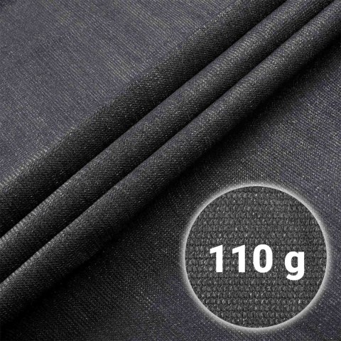 Siatka cieniująca 1,2x50m 110g/m2 + 50 zacisków szara Siatka cieniująca 1,2x50m 110g/m2 + 50 zacisków szara