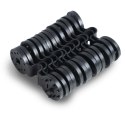 Siatka cieniująca 1,2x50m 110g/m2 + 50 zacisków zielona