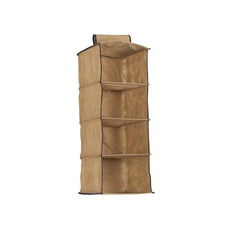 Organizer 4-częściowy 30x30x84cm wiszący do szafy BEŻOWY Organizer 4-częściowy 30x30x84cm wiszący do szafy BEŻOWY