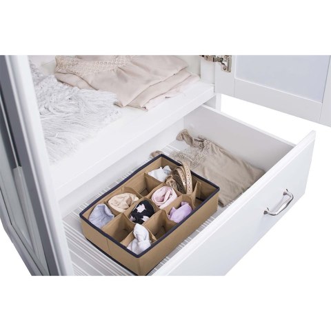 Organizer do szuflady 32x22x9cm BEŻOWY Organizer do szuflady 32x22x9cm BEŻOWY