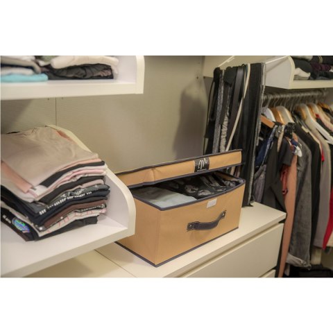 Organizer klasyczny 45x30x20cm do szafy BEŻOWY Organizer klasyczny 45x30x20cm do szafy BEŻOWY