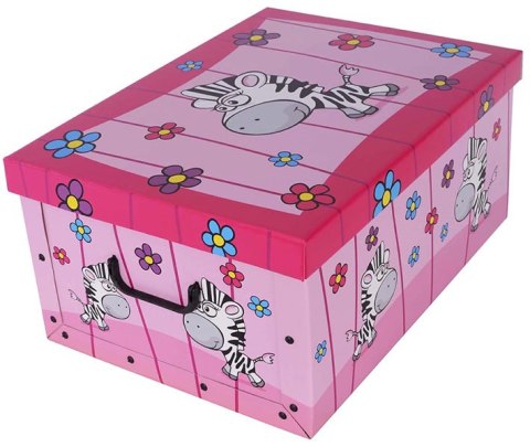 Pudełko kartonowe MAXI SAWANNA ZEBRA Pudełko kartonowe MAXI SAWANNA ZEBRA