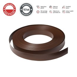Taśma ogrodzeniowa 50mb Thermoplast® CLASSIC LINE 4,75cm BRĄZ