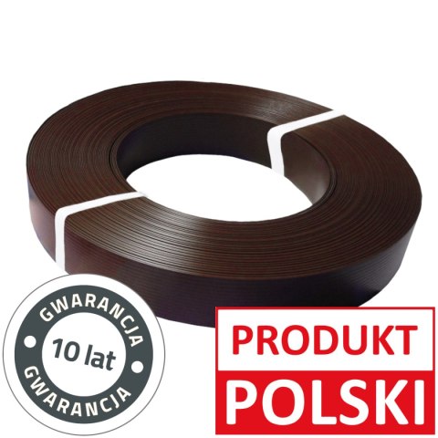 Taśma ogrodzeniowa 50mb Thermoplast® CLASSIC LINE 4,75cm BRĄZ Taśma ogrodzeniowa 50mb Thermoplast® CLASSIC LINE 4,75cm BRĄZ