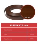 Taśma ogrodzeniowa 50mb Thermoplast® CLASSIC LINE 4,75cm BRĄZ