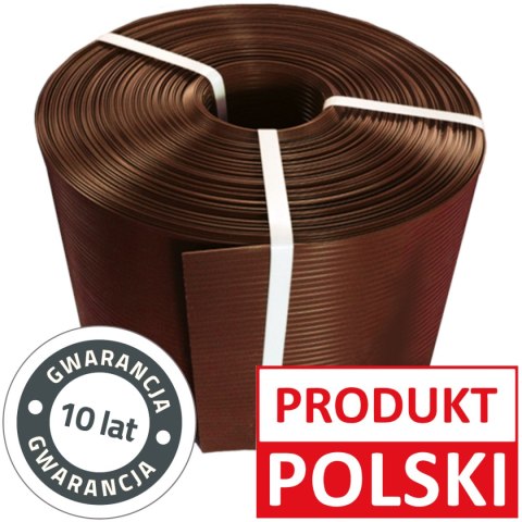 Taśma ogrodzeniowa 26mb Thermoplast® CLASSIC LINE 19cm BRĄZ Taśma ogrodzeniowa 26mb Thermoplast® CLASSIC LINE 19cm BRĄZ