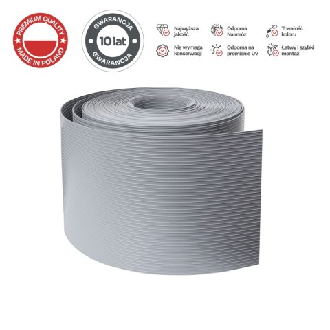 Taśma ogrodzeniowa ROLKA 26mb CLASSIC 19cm PROTECTO™ SZARA Taśma ogrodzeniowa ROLKA 26mb CLASSIC 19cm PROTECTO™ SZARA