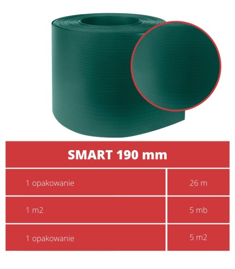 Taśma ogrodzeniowa ROLKA 26mb SMART 19cm PROTECTO™ ZIELONA Taśma ogrodzeniowa ROLKA 26mb SMART 19cm PROTECTO™ ZIELONA