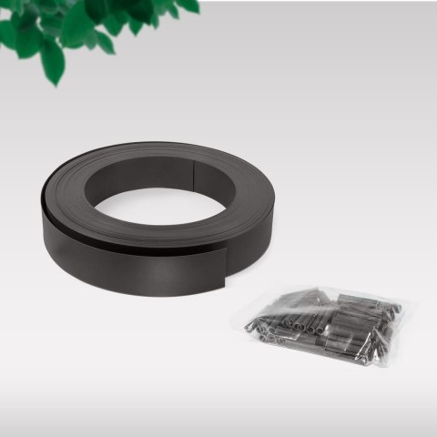 Taśma ogrodzeniowa system pionowy BASIC 48 mm GRAFIT Taśma ogrodzeniowa system pionowy BASIC 48 mm GRAFIT