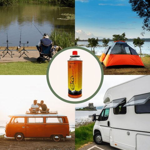 Kartusz gazowy z kołnierzem 220g/400ml Kartusz gazowy z kołnierzem 220g/400ml