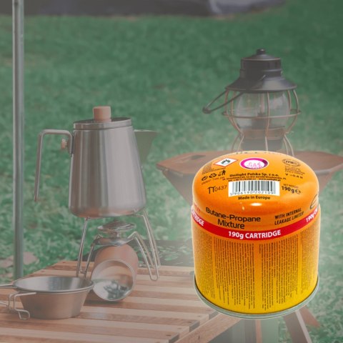 Kartusz nabój gazowy nabijany 190g/393ml Kartusz nabój gazowy nabijany 190g/393ml