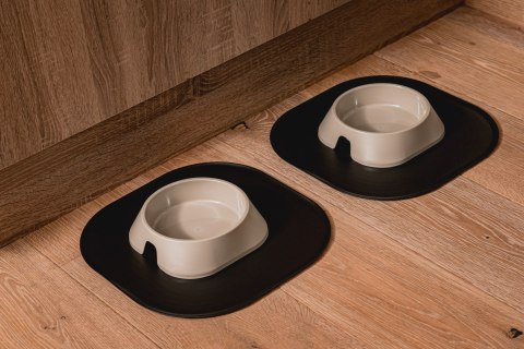 Mata 32x32cm pod miski JASNO-SZARA FIBOO Mata 32x32cm pod miski JASNO-SZARA FIBOO