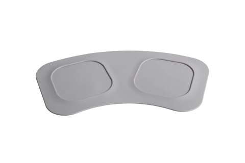 Mata 43x22cm pod miski JASNO-SZARA FIBOO Mata 43x22cm pod miski JASNO-SZARA FIBOO