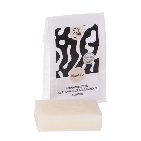 Odplamiające Mega Mydło 110gr KLAREKO Zero Waste Odplamiające Mega Mydło 110gr KLAREKO Zero Waste