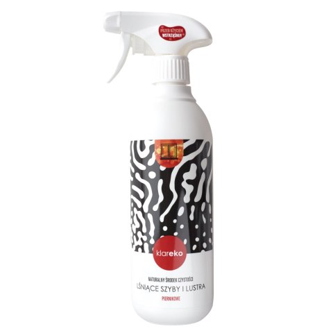 Płyn do mycia szyb i luster piernikowy butelka 500ml KLAREKO Płyn do mycia szyb i luster piernikowy butelka 500ml KLAREKO