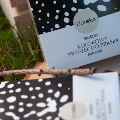 Proszek do prania KOLORÓW bezzapachowy kartonik 1,0kg KLAREKO Proszek do prania KOLORÓW bezzapachowy kartonik 1,0kg KLAREKO