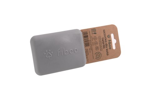 Szczotka dla kota twarda JASNO-SZARA FIBOO Szczotka dla kota twarda JASNO-SZARA FIBOO