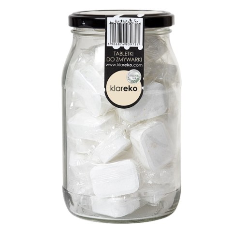 Tabletki bezzapachowe do zmywarki "All in One" słoik 35szt KLAREKO ZeroWaste Tabletki bezzapachowe do zmywarki "All in One" słoik 35szt KLAREKO ZeroWaste