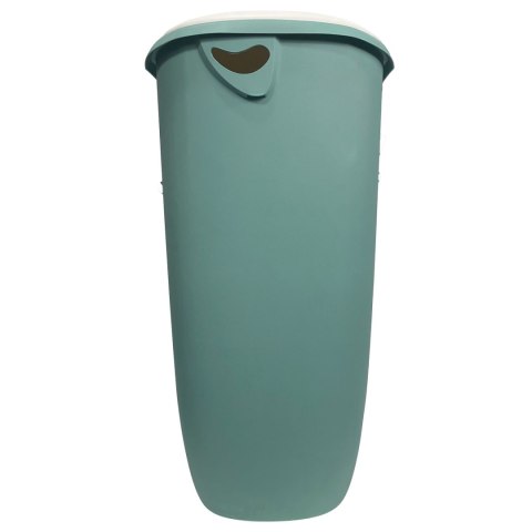 Kosz na pranie FLORA z pokrywą 40L ZIELONY EUKALIPTUS Kosz na pranie FLORA z pokrywą 40L ZIELONY EUKALIPTUS