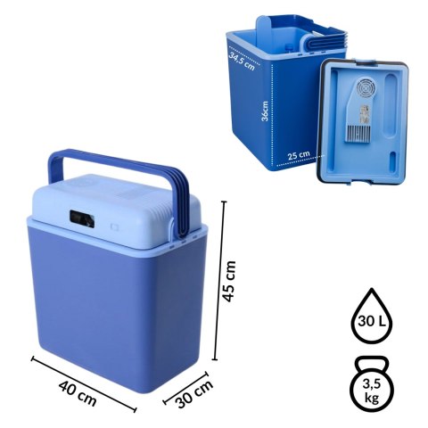 Lodówka turystyczna samochodowa KAMAI CB 30L - 12V Lodówka turystyczna samochodowa KAMAI CB 30L - 12V