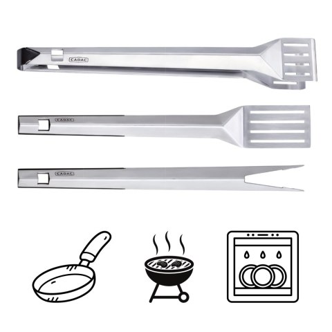 Narzędzia do grillowania ze stali nierdzewnej CADAC Narzędzia do grillowania ze stali nierdzewnej CADAC