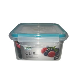 Pojemnik plastikowy 680ml KWADRAT SAVER BOX z pokrywką