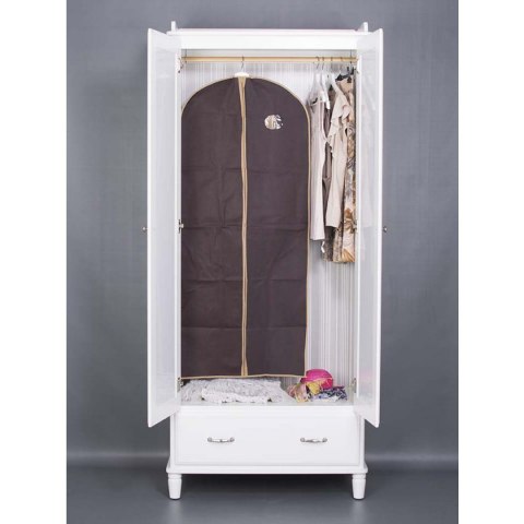 Pokrowiec na ubranie brąz 60x137cm Pokrowiec na ubranie brąz 60x137cm