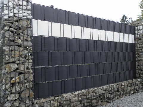 Taśma ogrodzeniowa 5,1mb TECHNORATTAN DUŻY 190mm GRAFIT Taśma ogrodzeniowa 5,1mb TECHNORATTAN DUŻY 190mm GRAFIT