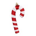Zawieszki "CUKIERKOWA LASKA" 13cm - Komplet 4 szt. - Kolor: BOŻONARODZENIOWA CZERWIEŃ